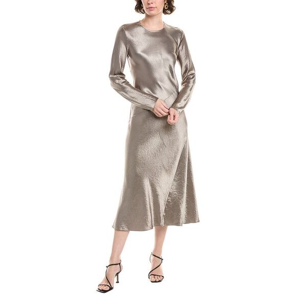 max mara elogio satin maxi dress Max Mara Elogio Satin Maxi Dress In Orange - 20% Off